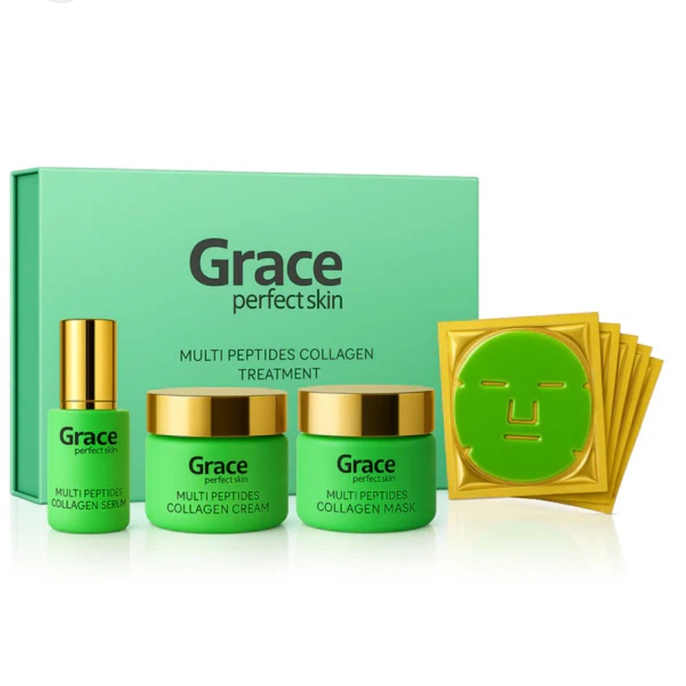 Grace Perfect Skin Multi Peptides Collagen Treatment - Green